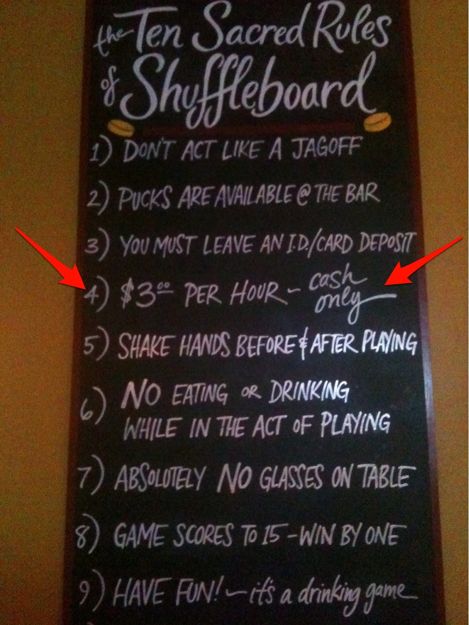 New Mission Bar Declares Shuffleboard Should Cost Money ...