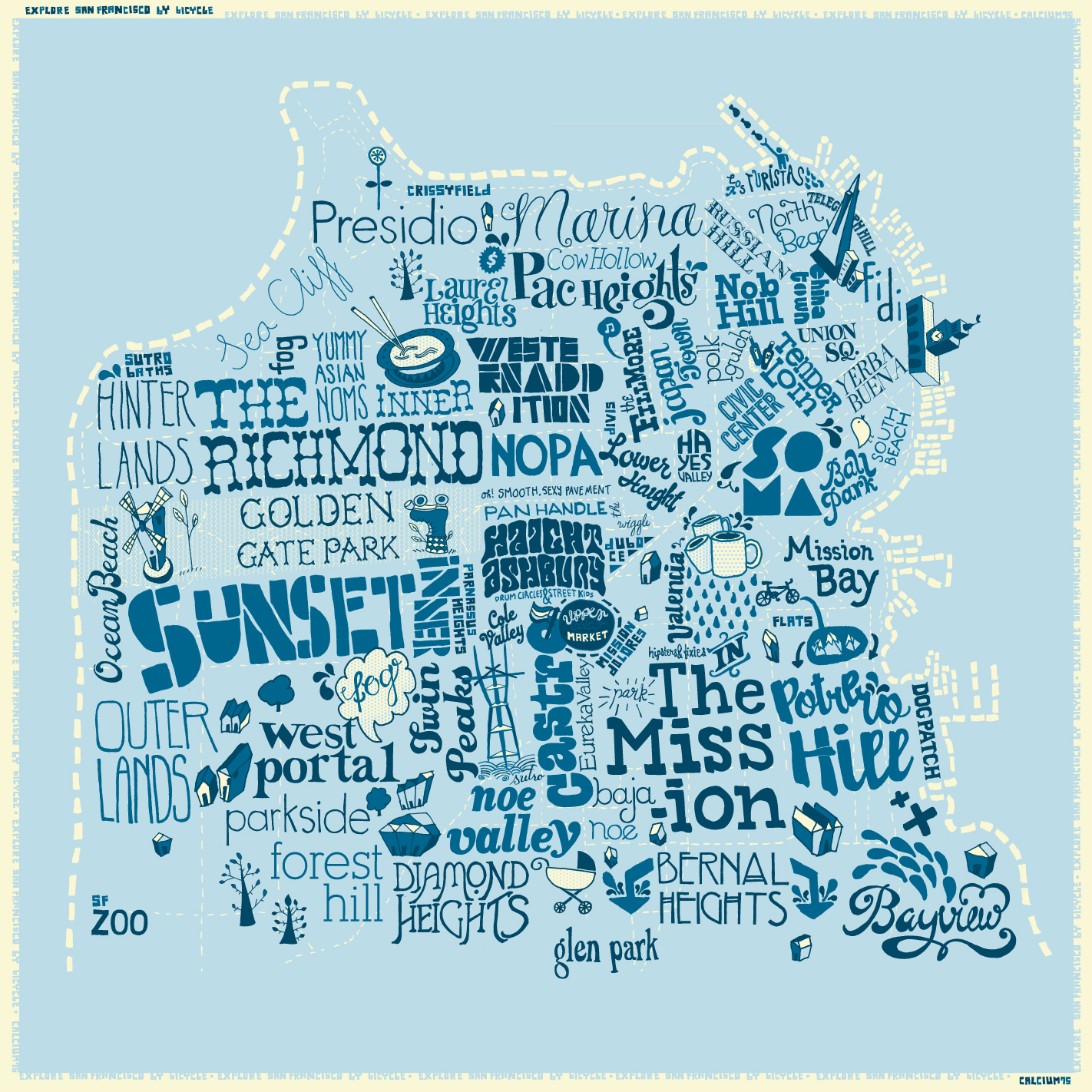 Beautiful Maps of SF and More Available Tomorrow at ARTCRANK | Uptown ...