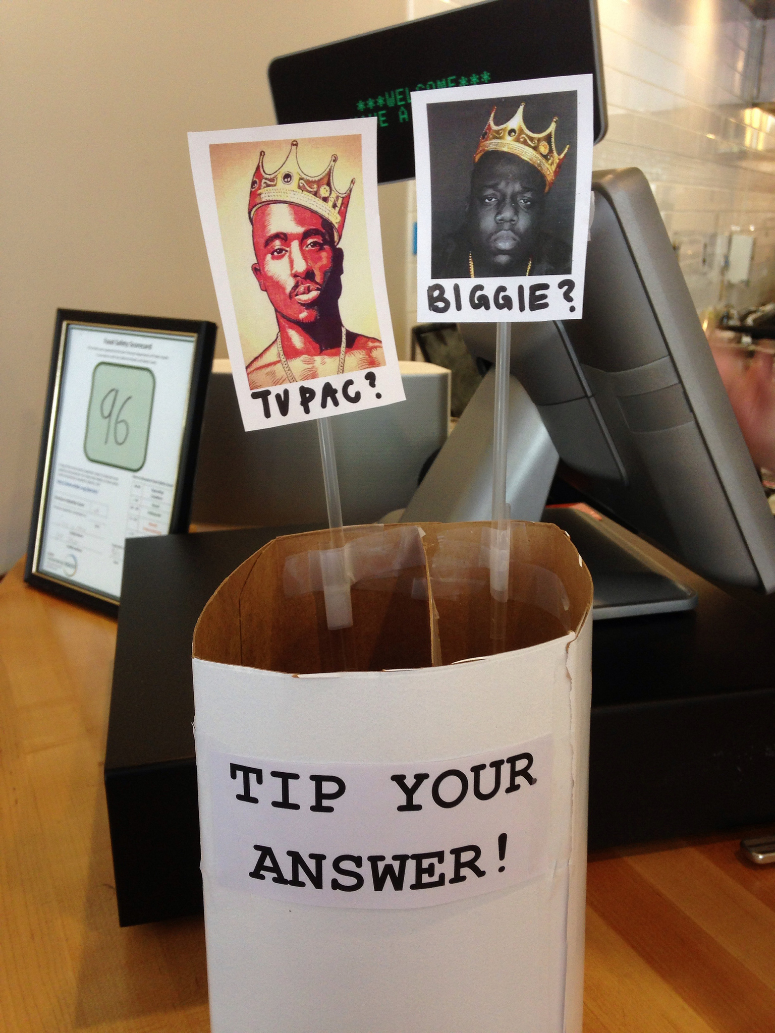 Tip Jar at Valencia Eatery Asks Question for the Ages | Uptown Almanac
