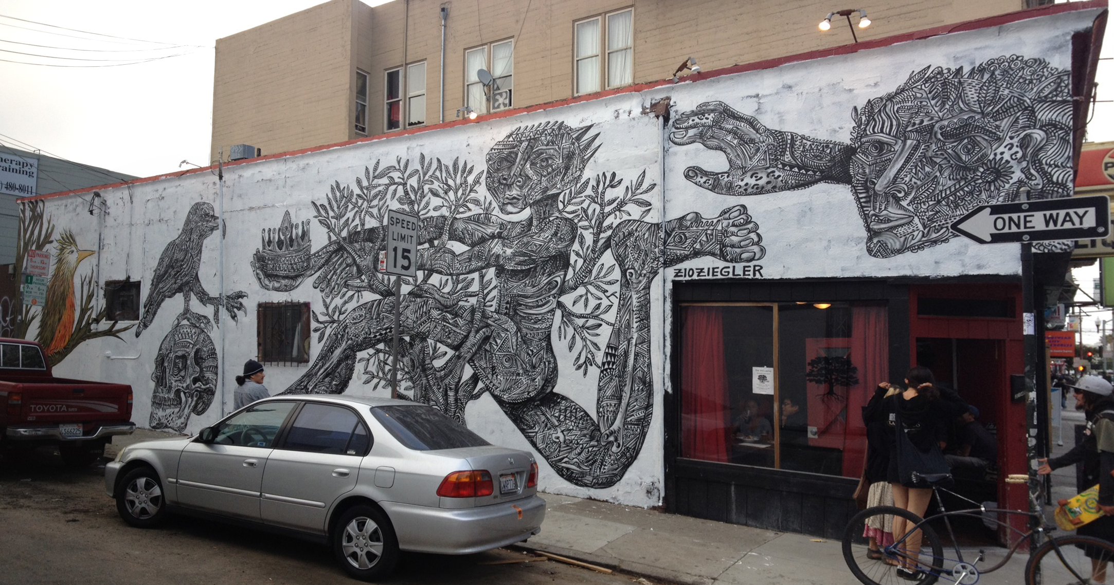 Beautiful New Zio Ziegler Mural Graces The Sycamore Uptown Almanac